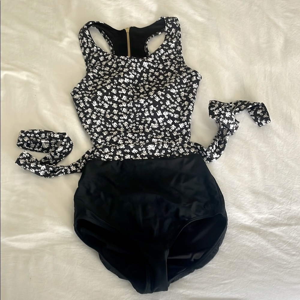 Albion Black and White Swimwear